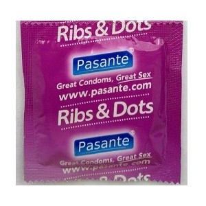 Pasante Ribs & Dots kondom 1ks